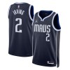 Dres Dallas Mavericks Kyrie Irving 2 Jordan 2022-23 Statement Edition Navy Swingman